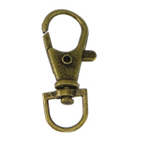 Zinc Alloy Key Clasp, plated 