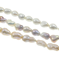 Baroque Cultured Freshwater Pearl Beads, natural Grade AAA, 12-16mm Approx 0.8mm Approx 15.7 Inch 