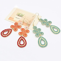 Resin Zinc Alloy Earring, with Resin, gold color plated 