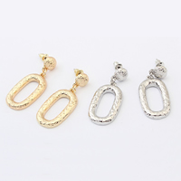 Zinc Alloy Drop Earring, plated 