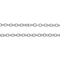 Stainless Steel Oval Chain, 316L Stainless Steel, original color Approx 