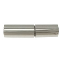 Stainless Steel Bayonet Clasp, Tube, plated Approx 5mm 