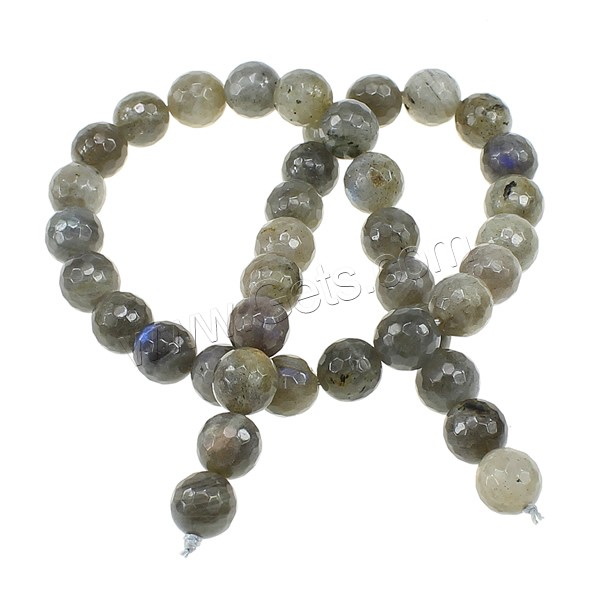 Labradorite Beads, Round, more sizes for choice, Hole:Approx 1mm, Length:15 Inch, Sold By Strand