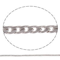 Stainless Steel Curb Chain, original color 