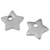 Stainless Steel Star Pendant, original color Approx 1mm 