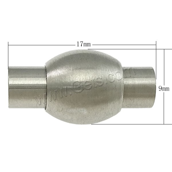 Fermeture magnétique en acier inoxydable rond, lanterne, Placage, Personnalisé, plus de couleurs à choisir, 17x9mm, Trou:Environ 4mm, Vendu par PC