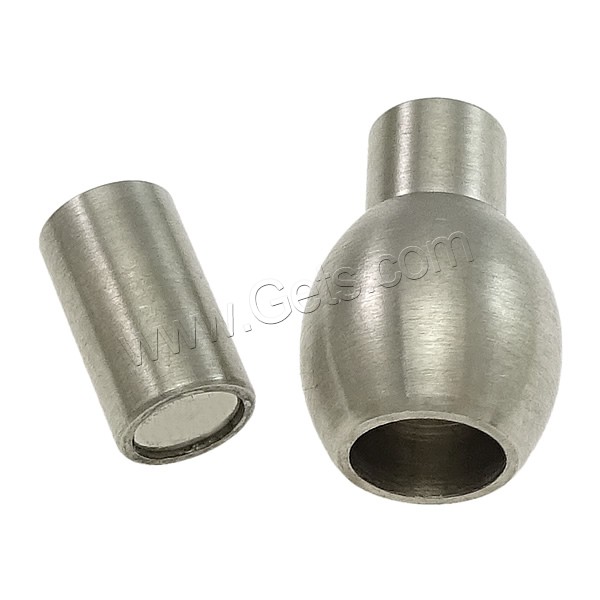 Cierre magnético redondo de acero inoxidable, Linterna China, chapado, Modificado para requisitos particulares, más colores para la opción, 17x9mm, agujero:aproximado 4mm, Vendido por UD