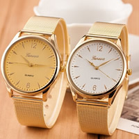 Reloj de Pulsera de mujeres, aleación de zinc, con Vidrio, chapado, ajustable, más colores para la opción, 40mm, longitud:aproximado 9 Inch, Vendido por UD