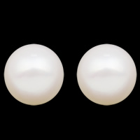 Perlas Freshwater sin Agujero, Perlas cultivadas de agua dulce, Esférico, natural, Blanco, Grado AA, 8mm, Vendido por UD