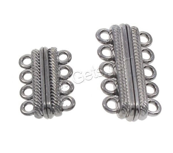 Zinc Alloy Magnetic Clasp, plated, different size for choice, more colors for choice, nickel, lead & cadmium free, Hole:Approx 2mm, Sold By PC