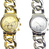 Reloj de Pulsera de mujeres, aleación de zinc, con Vidrio, movimiento chino, chapado, giro oval, más colores para la opción, 32mm, longitud:aproximado 9.45 Inch, Vendido por Sarta