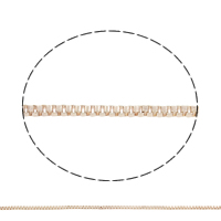 Chaîne de boîte en fer, Placage, plus de couleurs à choisir, sans plomb et cadmium, 2mm, Vendu par m