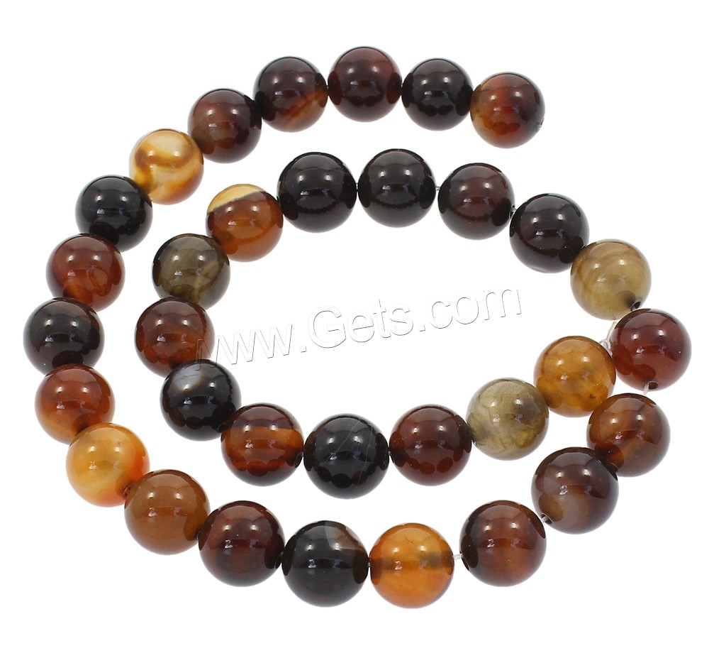 Perles agates miracles naturelles, agate miracle, Rond, synthétique, normes différentes pour le choix, Trou:Environ 1mm, Longueur:Environ 15 pouce, Vendu par brin