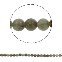 Perles en labradorite, Rond, synthétique, normes différentes pour le choix Environ 1mm Environ 15.5 pouce, Vendu par brin