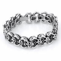 Titanium Steel Bracelet, for man & blacken, 16mm Approx 8.5 Inch 