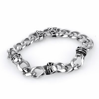 Acier titane bracelet, crane, chaîne de torsion ovale & pour homme & noircir, 10.80mm Environ 8 pouce, Vendu par brin