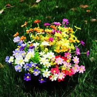 Artificial Flower Home Decoration, Spun Silk, with Plastic 30cm 