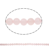 Бусы из природного розового кварца , розовый кварц, Круглая, натуральный, разный размер для выбора, отверстие:Приблизительно 1mm, длина:Приблизительно 17 дюймовый, продается Strand