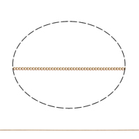 Chaine ovale en laiton, Placage, chaîne de torsion ovale, plus de couleurs à choisir, sans plomb et cadmium Vendu par m