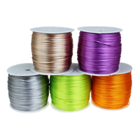 Hilo de Nylon, Nylón, más colores para la opción, 2mm, 250patiospatio/UD, Vendido por UD