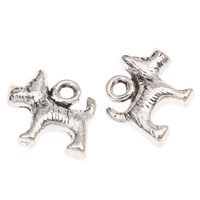 Zinc Alloy Animal Pendants, Dog, plated nickel, lead & cadmium free Approx 1.5mm 