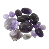 Gemstone Cabochons, flat back & mixed, 13-30mm 