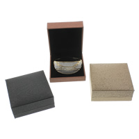 Leather Bracelet Boxes, Cardboard, with Sponge & PU Leather, Rectangle 