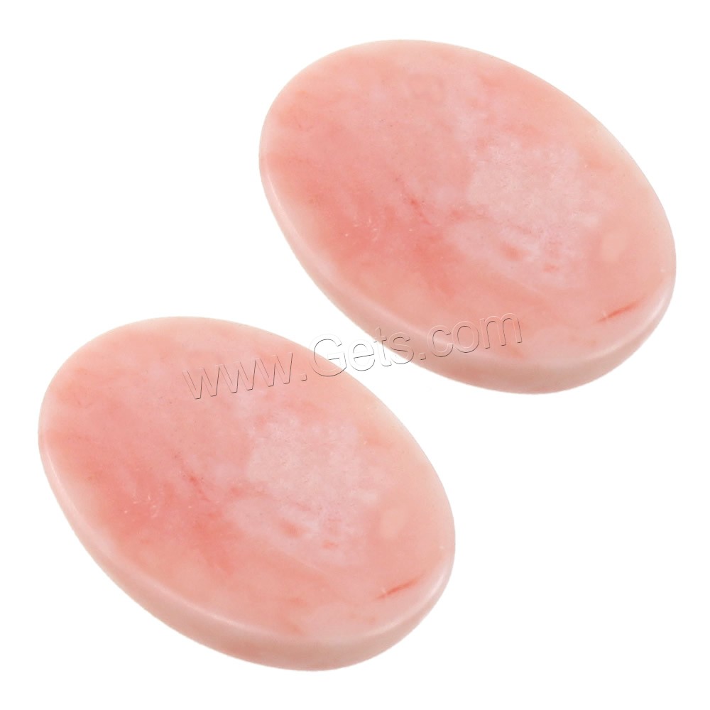 Fluted Giant Cabochon, Flat Oval, different size for choice & flat back, pink, Sold By PC