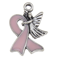 Awareness Ribbon Pendant, Zinc Alloy, plated, enamel lead & cadmium free Approx 2mm 