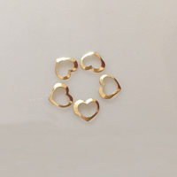 Colgantes lleno de oro, Oro-llenado, Corazón, 14K gold-filled, 8.4x7mm, Vendido por UD