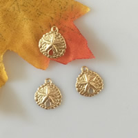 Colgantes lleno de oro, Oro-llenado, 14K gold-filled, 9mm, agujero:aproximado 0.9mm, Vendido por UD