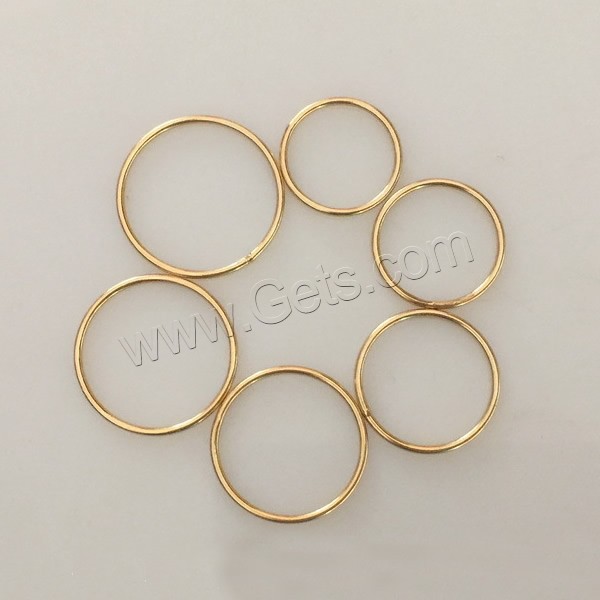 Gold Filled Machine Cut Closed Jump Ring, Donut, 14K gold-filled & different size for choice, Sold By PC