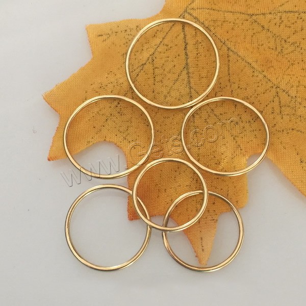 Gold Filled Machine Cut Closed Jump Ring, Donut, 14K gold-filled & different size for choice, Sold By PC