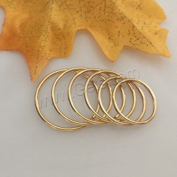 Gold Filled Machine Cut Closed Jump Ring, Donut, 14K gold-filled & different size for choice, Sold By PC