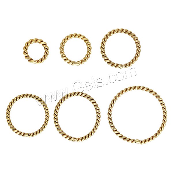 Gold Filled Machine Cut Closed Jump Ring, Donut, 14K gold-filled & different size for choice, Sold By PC