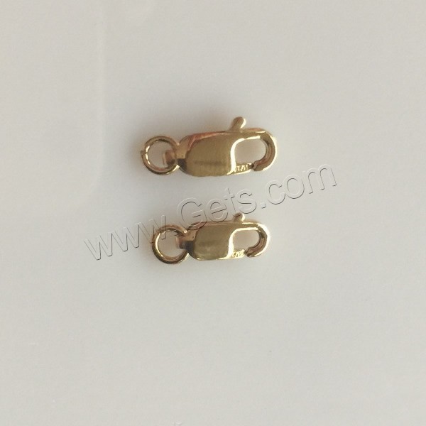 Gold Filled Lobster Clasp, 14K gold-filled & different size for choice, Sold By PC