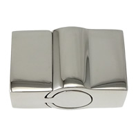 Rectangle Stainless Steel Magnetic Clasp, plated Approx 