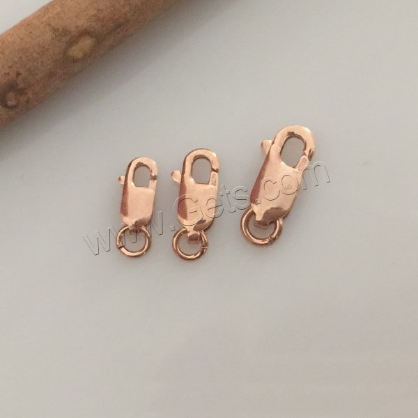 Gold Filled Lobster Clasp, 14K rose gold-filled & different size for choice, Sold By PC