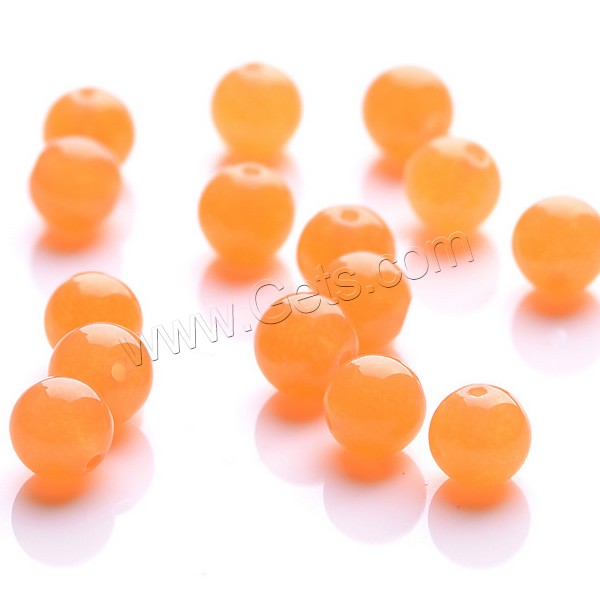 Yellow Calcedony Beads, Round, natural, different size for choice, Grade AAAAA, Hole:Approx 1mm, Length:Approx 15.5 Inch, Sold By Strand