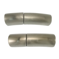 Round Stainless Steel Magnetic Clasp, Column original color 