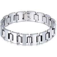 Los hombres de la pulsera y del brazalete, Acero de tungsteno, para hombre, color original, 16mm, longitud:aproximado 8.4 Inch, Vendido por Sarta