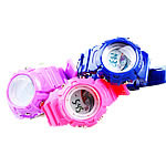 Dive Watch, Zinc Alloy, with Silicone, platinum color plated, LED, mixed colors, cadmium free, 32mm, 20mm Approx 9.8 Inch 