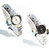 Women Wrist Watch, Zinc Alloy, with Glass, platinum color plated, for woman & with rhinestone 25mm, 12mm Approx 7.5 Inch 