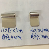 Stainless Steel Glue on Bail original color 