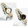 Women Wrist Watch, Zinc Alloy, with Glass, plated, for woman & with rhinestone 25mm, 12mm Approx 7.5 Inch 