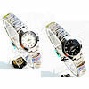 Women Wrist Watch, Zinc Alloy, with Glass, platinum color plated, for woman & with rhinestone 25mm, 12mm Approx 7.5 Inch 