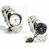 Men Wrist Watch, Zinc Alloy, with Glass, platinum color plated, for man & with rhinestone 38mm, 18mm Approx 8.2 Inch 