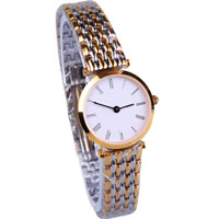 Bracelets de montre pour femmes, alliage de zinc, avec verre, Placage, 25mm, 13mm Environ 7.8 pouce, Vendu par PC