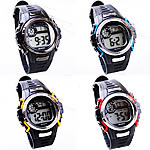 Dive Watch, Silicone, with zinc alloy dial, plated, LED nickel, lead & cadmium free, 32mm, 18mm Approx 9 Inch 