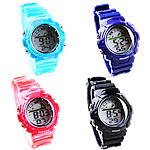 Dive Watch, Silicone, with zinc alloy dial, plated, LED nickel, lead & cadmium free, 32mm, 18mm Approx 9 Inch 